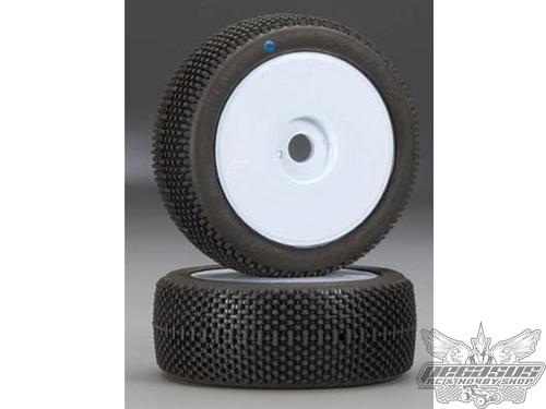 JConcepts Subcultures - blue compound - white wheel - (pre-mounted)