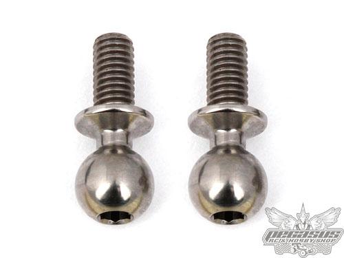 Team Associated FT HD Ti Ballstuds, 6 mm