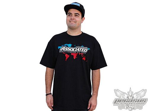 Team Associated International T-shirt, black, large