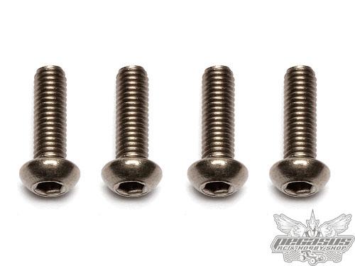 Team Associated FT Ti Screws, M3x10 mm BHCS