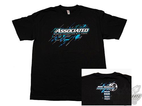 Team Associated AE 2017 Worlds Tee, black, large