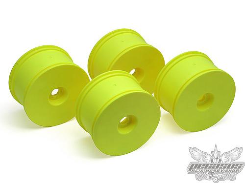 Team Associated LPR Truggy Wheels, yellow