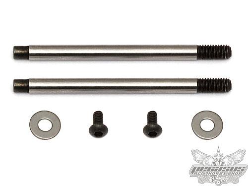 Team Associated FT 3x21 mm Shock Shafts V2, chrome