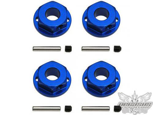 Team Associated 4x4 Aluminum Wheel Hexes (4set)