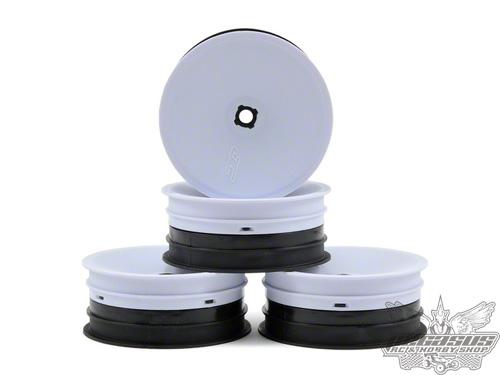 JConcepts Inverse B4.1 12mm hex front wheel (white) 4pc