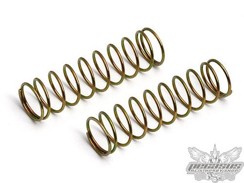 Team Associated Front Shock Spring, Gold, 3.70 lb (2)