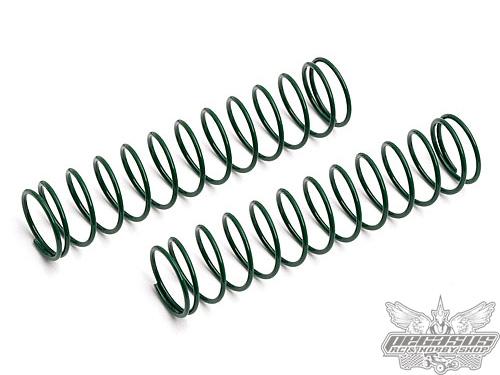 Team Associated Rear Shock Spring, Green, 1.90 LB (2)