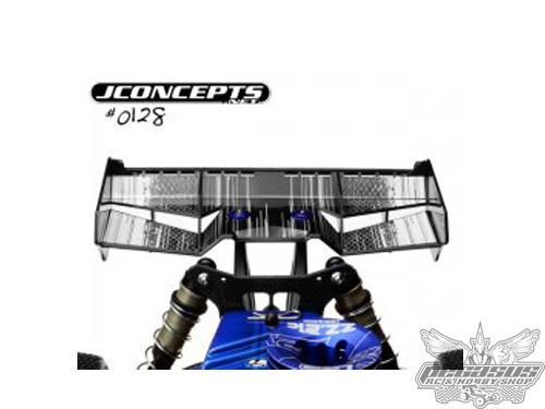 JConcepts Finnisher - 1/8th buggy / truck wing, w/gurney options (white)
