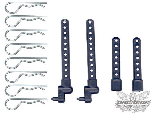 Team Associated Front & Rear Body Mounting Posts