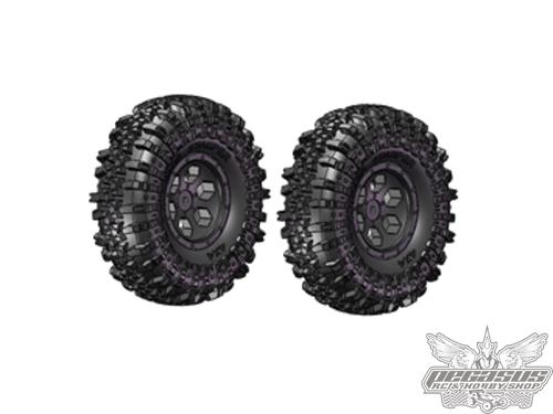 Pre-Mounted Super Swamper XL Tire with Chrome Spoke Wheel