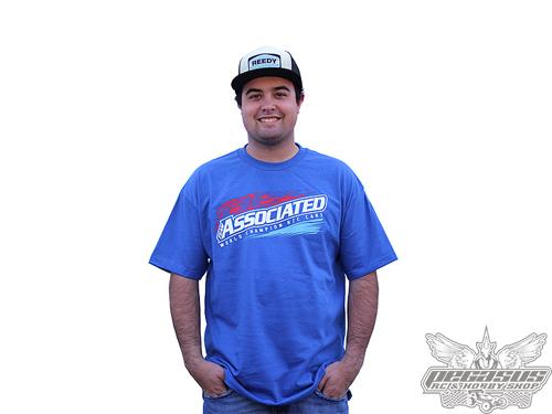Team Associated AE 2013 Worlds T-Shirt, blue, medium