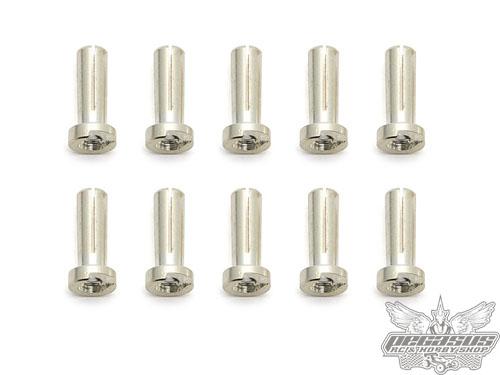 Reedy Low-Profile Bullet Connector, 4mm x 14mm (10)