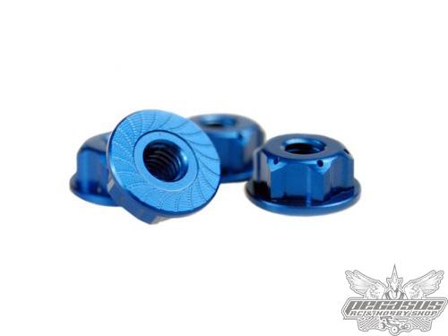 Jconcepts 8/32 inch Locking Wheel Nut Lightweight, Blue