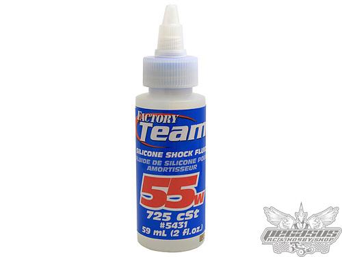 55wt/725cSt (2oz) Team Associated Silicone Shock Fluid