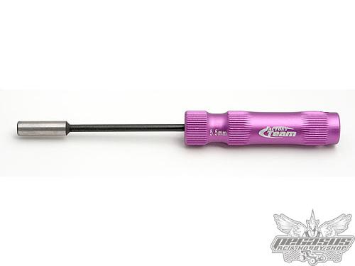 Team Associated FT 5.5mm Nut Driver, purple handle