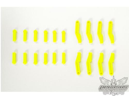 JConcepts 1/10th Scale Ball Cups (Yellow)