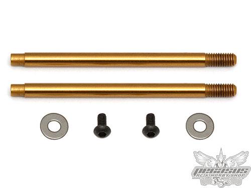 Team Associated 3x27.5 mm Shock Shafts (V2), TiN