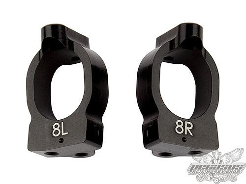 Team Associated RC10B74 FT Caster Blocks, 8 deg.