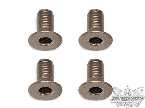 Team Associated FT Ti Screws, M3x6 mm FHCS