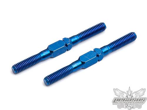 Team Associated FT Blue Titanium Turnbuckle 1.30 Inchi/33mm