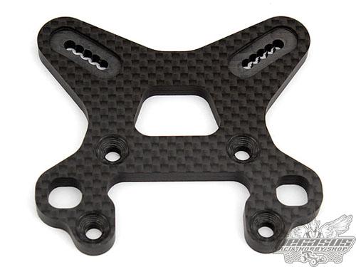 Team Associated RC8B3 FT Front Shock Tower, carbon