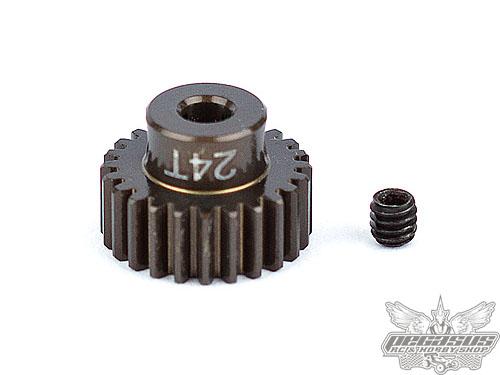 Team Associated FT Aluminum Pinion Gear, 24T 48P