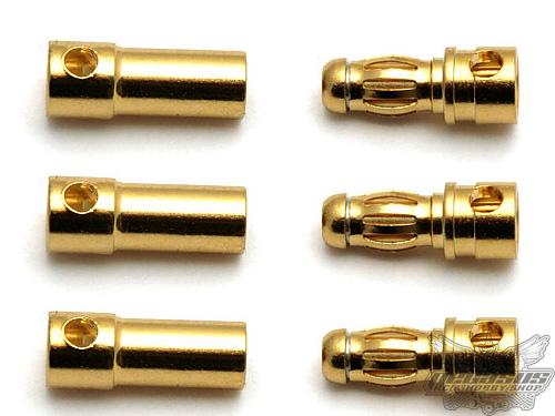 Reedy 3.5mm Connectors (3 Male, 3 Female)