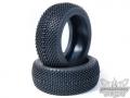 JConcepts Subcultures - green compound - white wheel - pre-mounted 2pcs