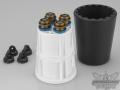 JConcepts EXO 1/10th STOCK STAND BLACK STAND, BLUE CUP