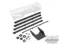 Hybrid, pre-trimmed 1/8th buggy, truck wing, w/gurney options (black)