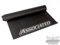 RC car remote control Team Associated AE 2018 Pit Mat, black, silver lettering