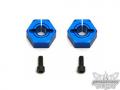 RC car remote control Team Associated 12mm Aluminum Clamping Wheel Hex, SC10 Front