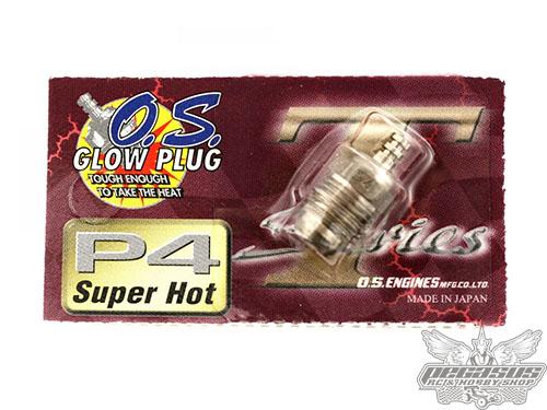 O.S. P4 Turbo Glow Plug - Super Hot