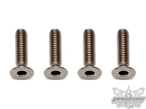 Team Associated FT Ti Screws, M3x12 mm FHC