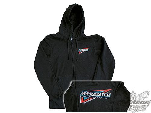 Team Associated Tri Zip-Up, black, M