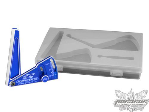 JConcepts ALUMINUM CAMBER GAUGE W/CASE, BLUE