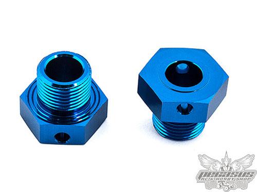 Team Associated RC8B3 Wheel Hexes, +2mm wide