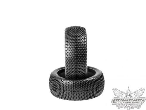 JConcepts Hybrids - green compound - yellow wheel - (pre-mounted)