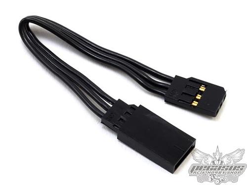 KO Propo 80mm High Current Servo Extension Wire (Black)
