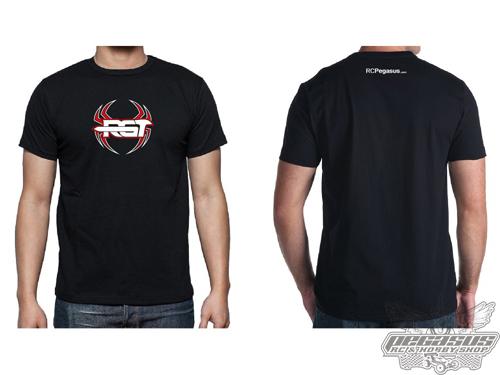 RGT Racing T-shirt Black Size XXL