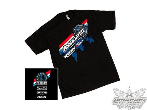 Team Associated 2016 Worlds T-shirt, black, medium