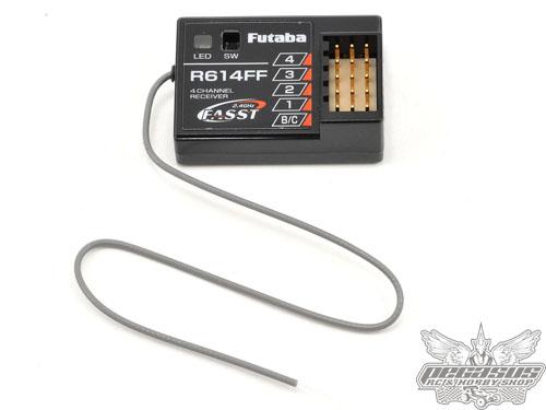 Futaba R614FF 2.4Ghz FASST 4-Channel Receiver