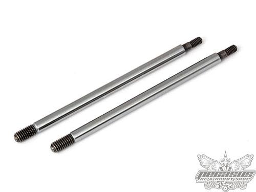 Team Associated RC8T3 FT Chrome Shock Shafts, 3.5x42.5 mm