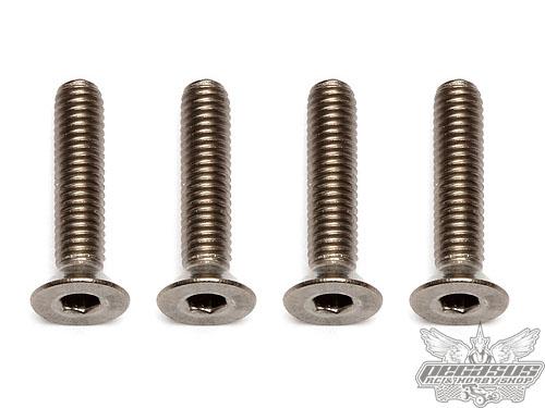 Team Associated FT Ti Screws, M3x14 mm FHCS