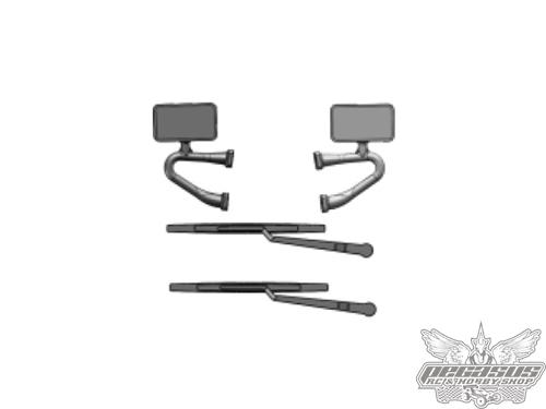 RGT RC Rear Mirror +Wiper